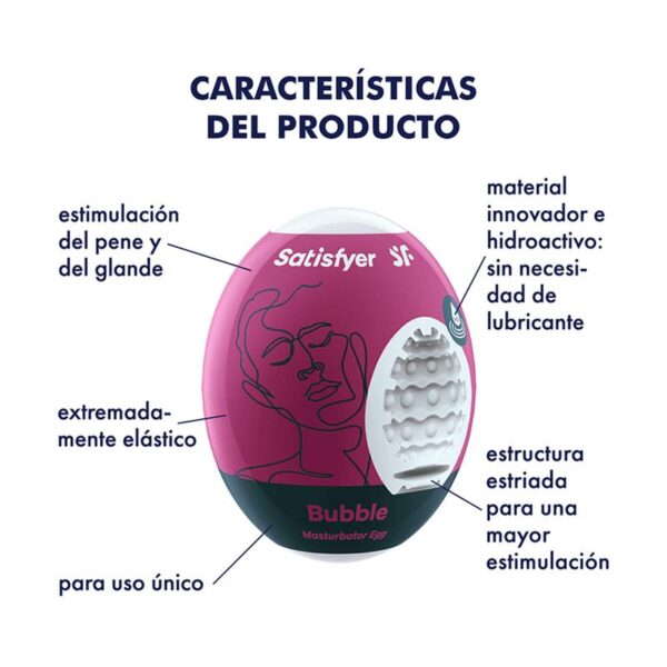 Set 3 Masturbator Egg Bubble Model - Image 2