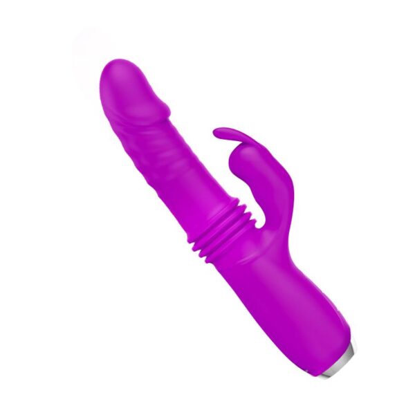 Dorothy Thrusting Vibrator USB Purple - Image 5