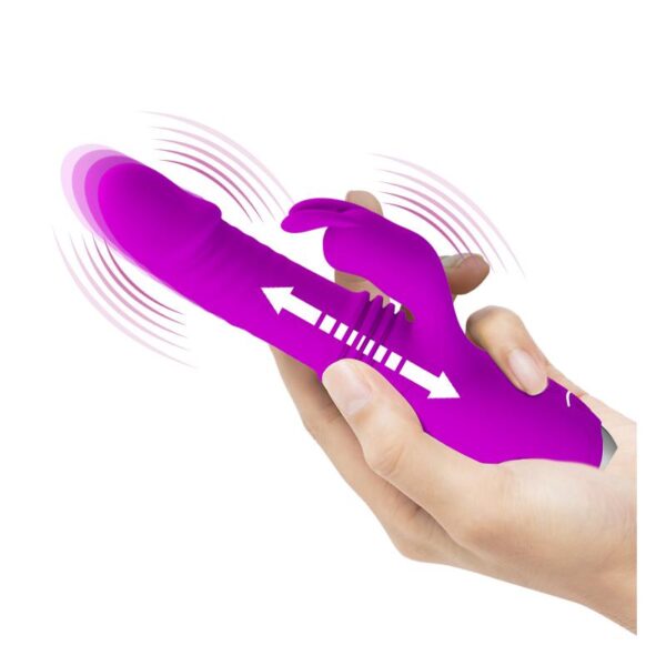 Dorothy Thrusting Vibrator USB Purple - Image 7