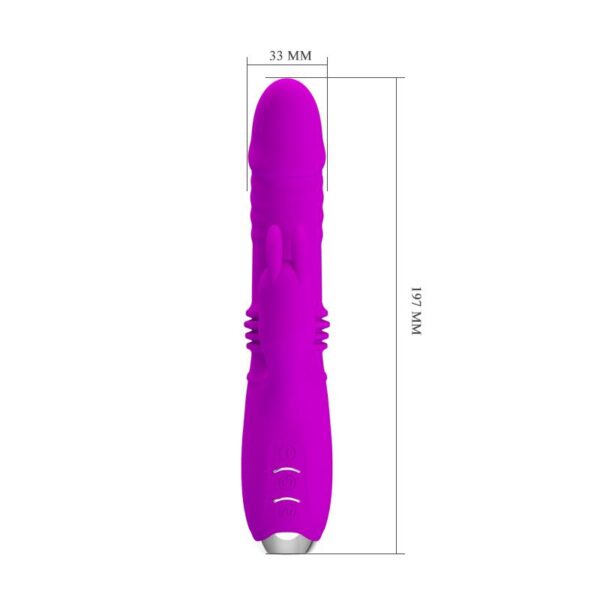 Dorothy Thrusting Vibrator USB Purple - Image 11