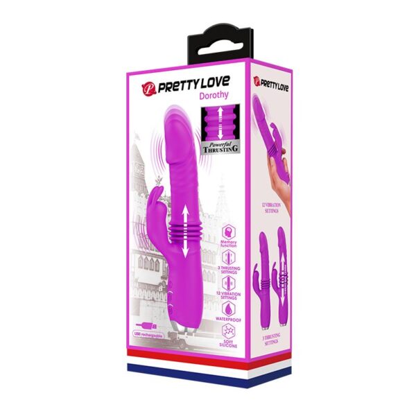 Dorothy Thrusting Vibrator USB Purple - Image 12