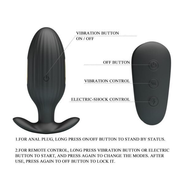 Royal Pleasure Butt Plug with Electro Stimulation USB - Image 8