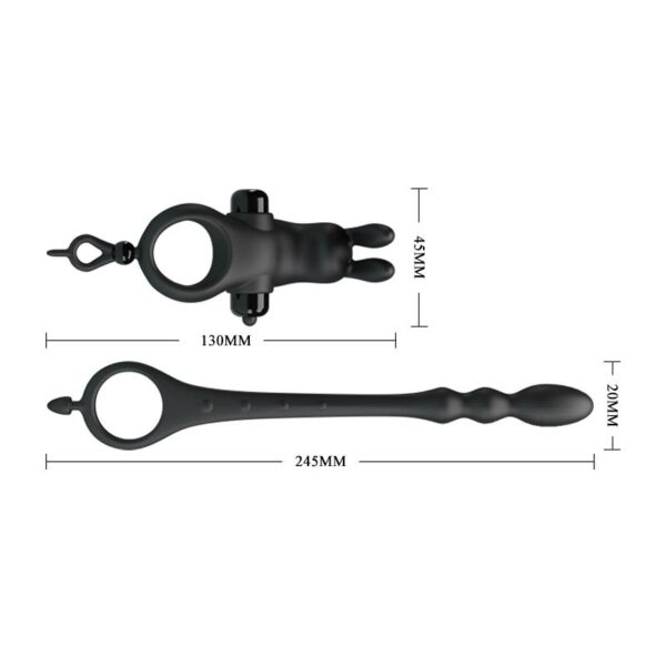 Vibrating Ring with Desmontable Anal Chain - Image 10