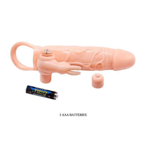Brave Man Penis Sleeve with Vibration  + 5cm - Image 7