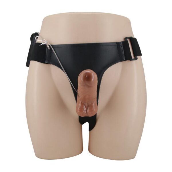 Harness with Retractable Dildo and Vibration - Image 3