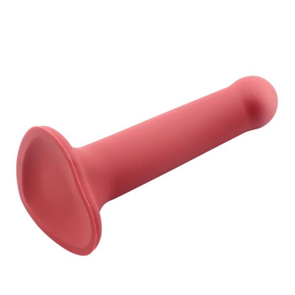 Bouncy Liquid Silicone Dildo Hiper Flexible 7 - 18 cm Size M Burgundy - Image 5