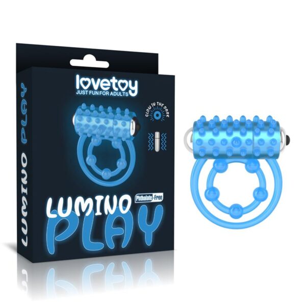 Lumino Play Vibratin Ring Blue Light - Image 7