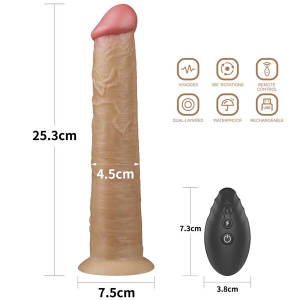Dual Layered Vibe with Rotation Planitum Silicone 10 - Image 12