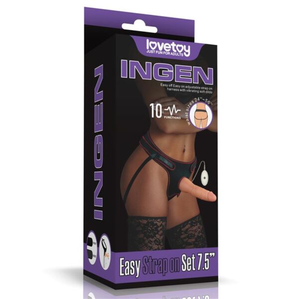 Strap-on with Vibrating Dildo with Remote Control 7.5 - Image 14