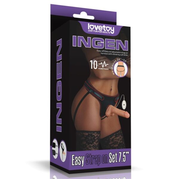 Strap-on with Dildo with Vibrationd and Remote Control 7.5 - Image 15