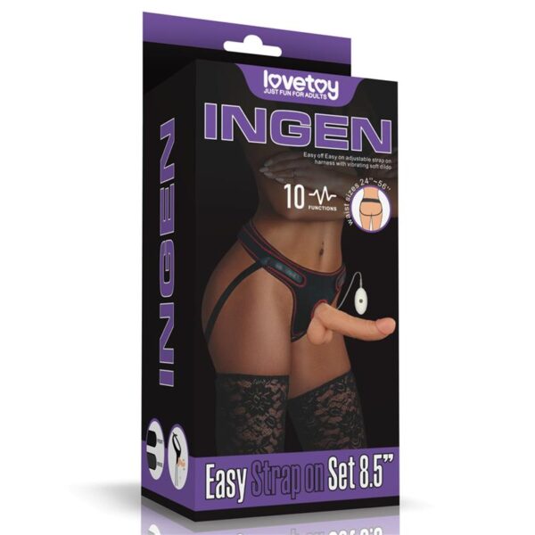 Strap-on with Vibrating Dildo and Remote Control 8.5 - Image 15