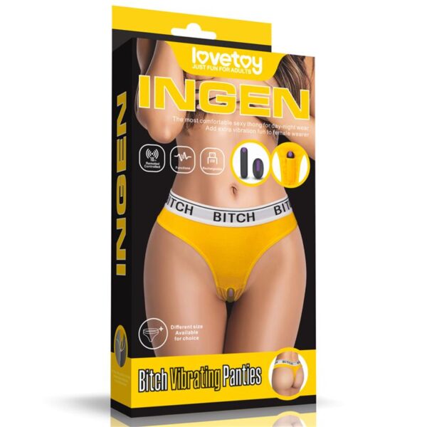 Open Panties with Vibrating Bullet and Remote Control Size L - Image 14