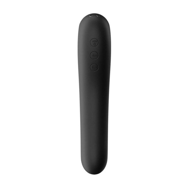 Dual Kiss Clitoris Sucker and Vibe 2 in 1 Black - Image 4