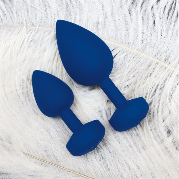 GplugLarge Butt Plug Large Navy Blue - Image 2