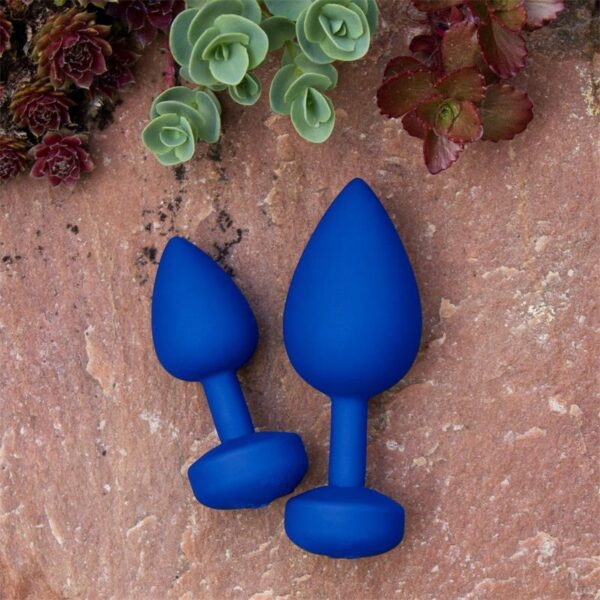 GplugLarge Butt Plug Large Navy Blue - Image 3