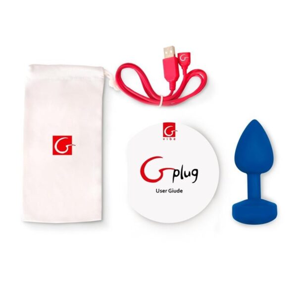 GplugLarge Butt Plug Large Navy Blue - Image 5