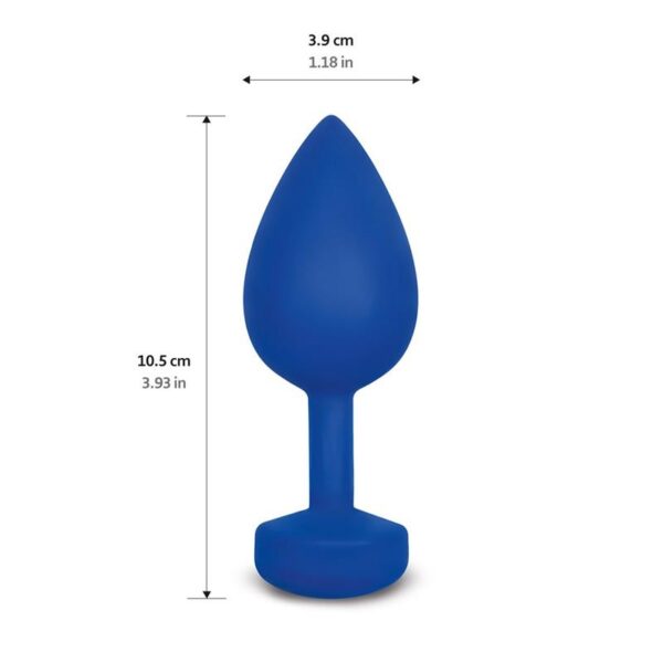 GplugLarge Butt Plug Large Navy Blue - Image 6