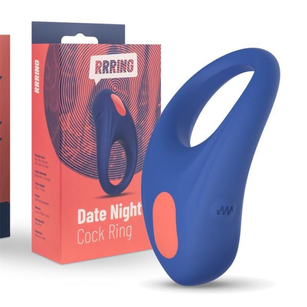 Rring Date Night Penis Ring with Vibration USB Silicone - Image 7