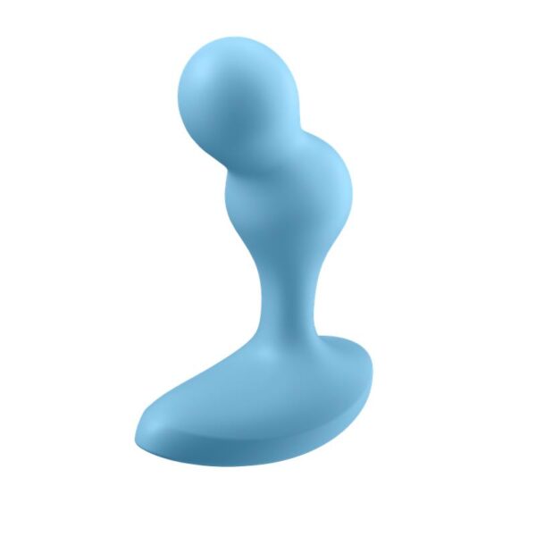 Deep Diver Buut Plug with Vibration Satisfyer Connect APP Blue - Image 3