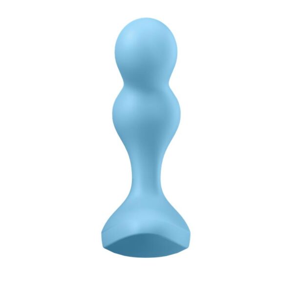 Deep Diver Buut Plug with Vibration Satisfyer Connect APP Blue - Image 6