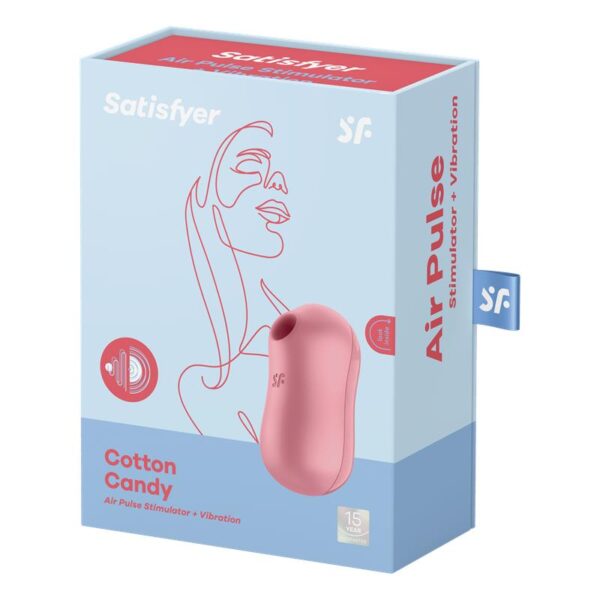 Cotton Candy Clitoris Sucker and Vibrator Light Red - Image 7