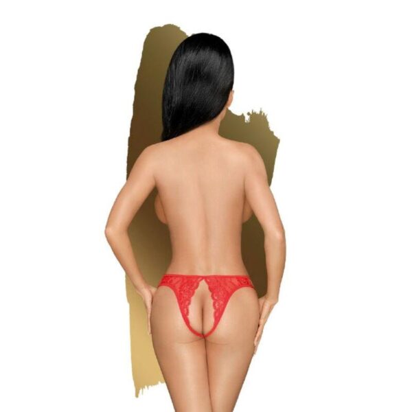 Naughty Valentine Open Panties Red - Image 2