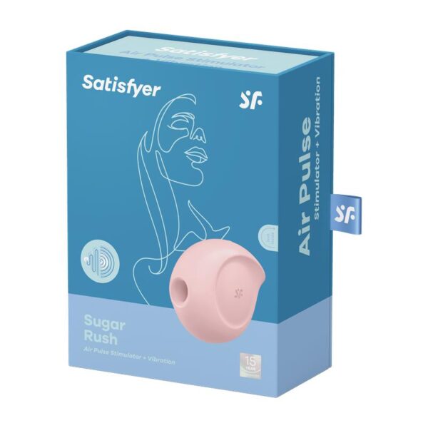 Sugar Rush Clitoris Sucker and Vibe Pink - Image 7
