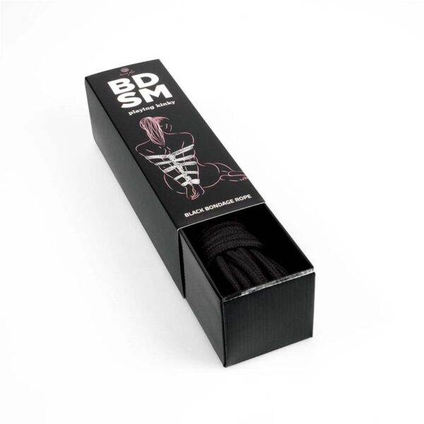 Bondage Rope 10 m Black - Image 3