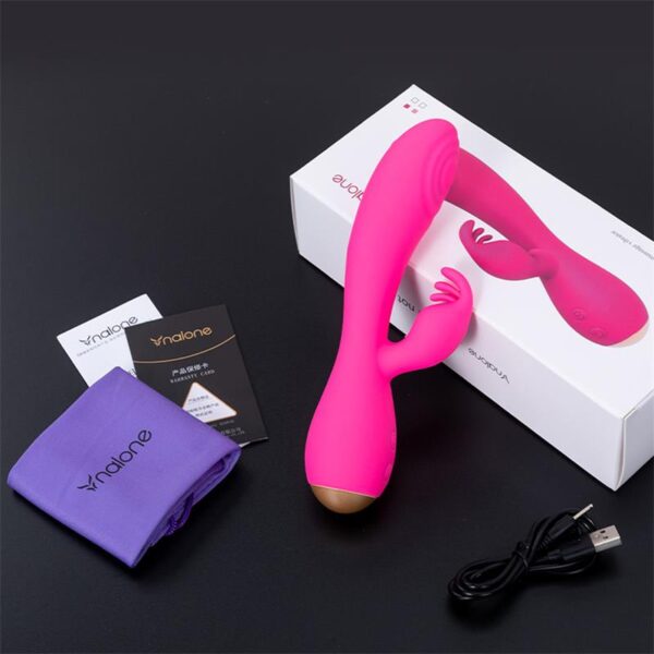 Magic Stick Rabbit Vibe with Pulsation Fuchsia - Image 7