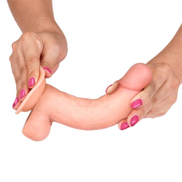 Slidy Realistic Dildo Dual Layer Retractable and Adjustable 8 - Image 6