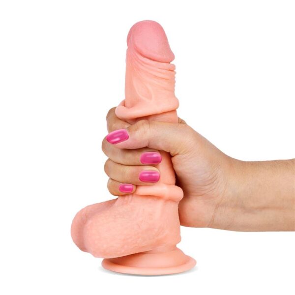 Slidy Realistic Dildo Dual Layer Retractable and Adjustable 7 - Image 2