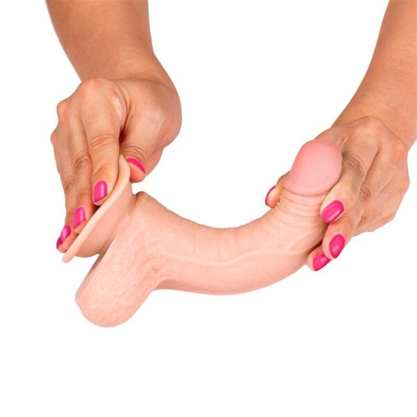 Slidy Realistic Dildo Dual Layer Retractable and Adjustable 7 - Image 6