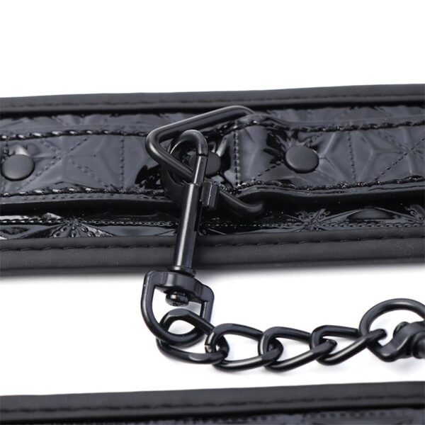 Adjustable Handcuffs Sapphire Vegan Leather - Image 6