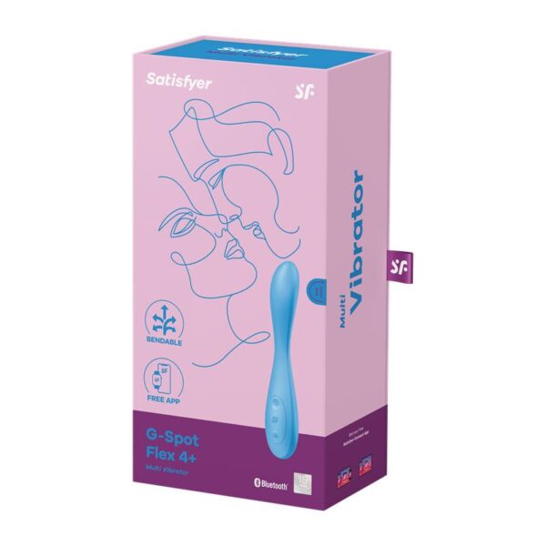 Vibe G-Spot Flex 4 with APP Satisfyer Connect Blue - Image 7