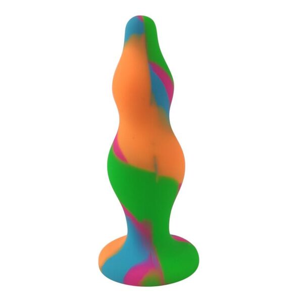 Silicone Butt Plug Multi Color - Image 2