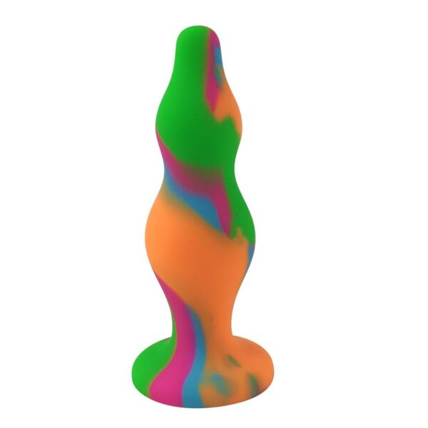 Silicone Butt Plug Multi Color - Image 3