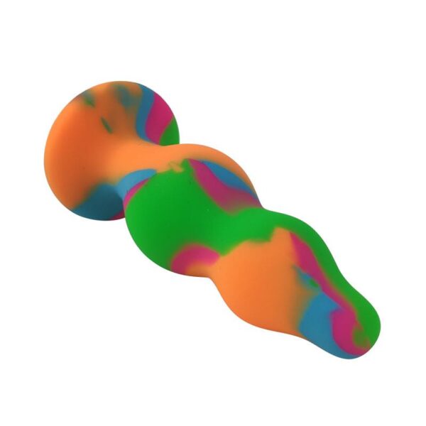 Silicone Butt Plug Multi Color - Image 5