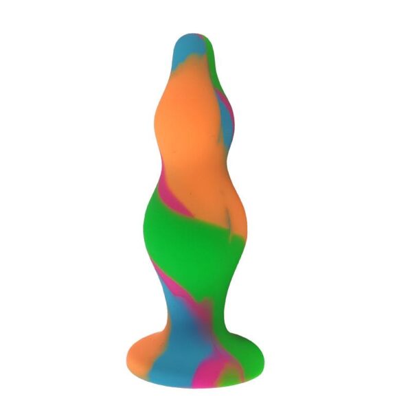Silicone Butt Plug Multi Color - Image 6
