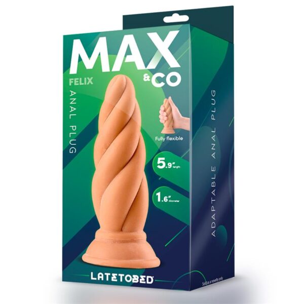 Felix Adaptable Butt Plug 5.9 Flesh - Image 4