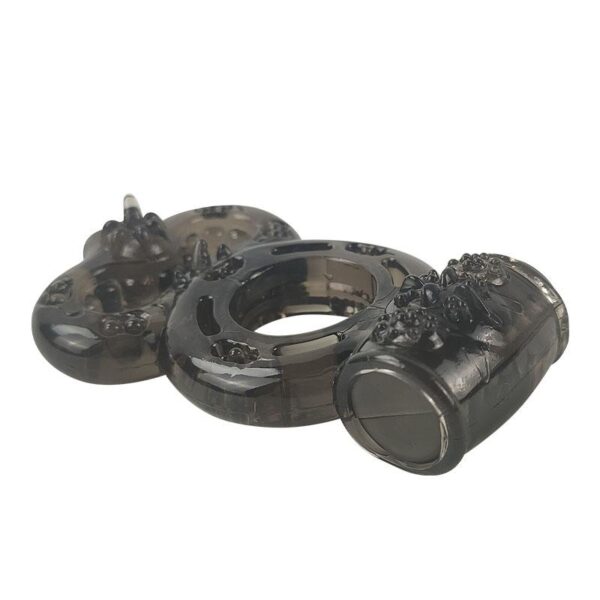 Penis Ring with Vibration Black - Image 3