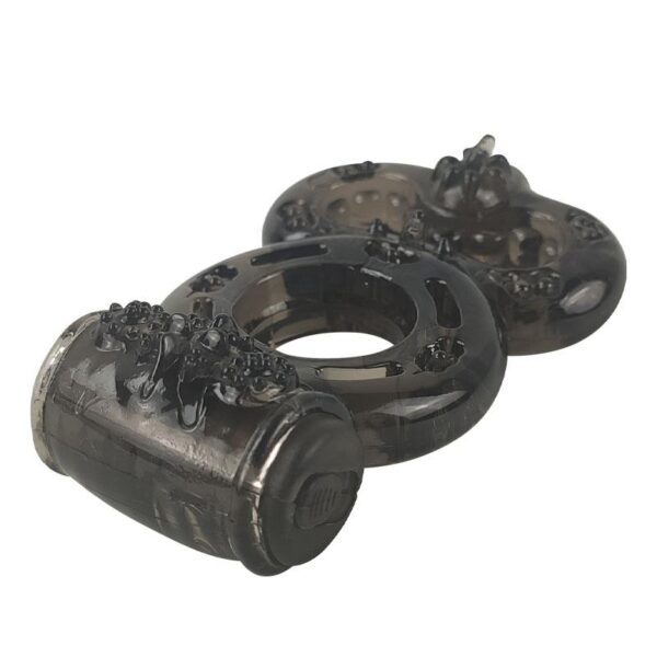 Penis Ring with Vibration Black - Image 4
