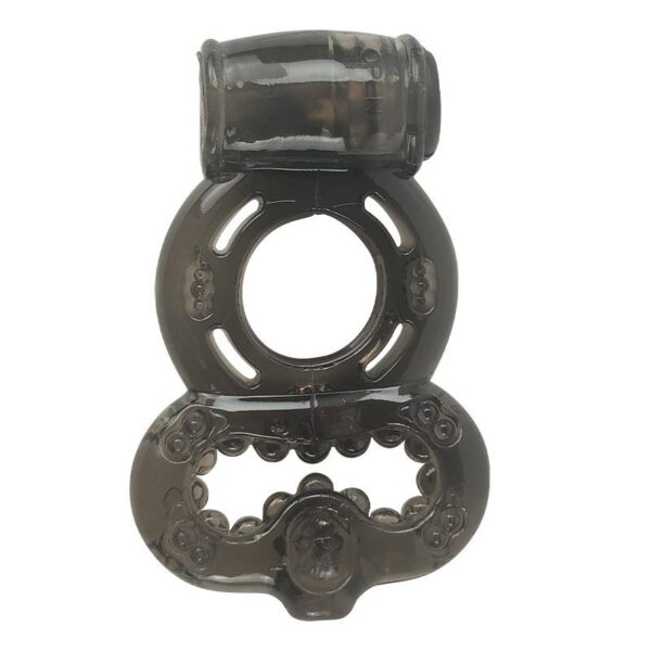Penis Ring with Vibration Black - Image 5