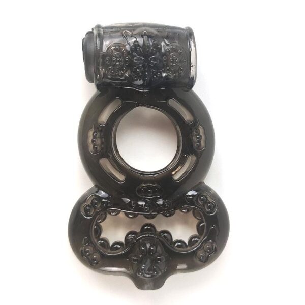 Penis Ring with Vibration Black - Image 6