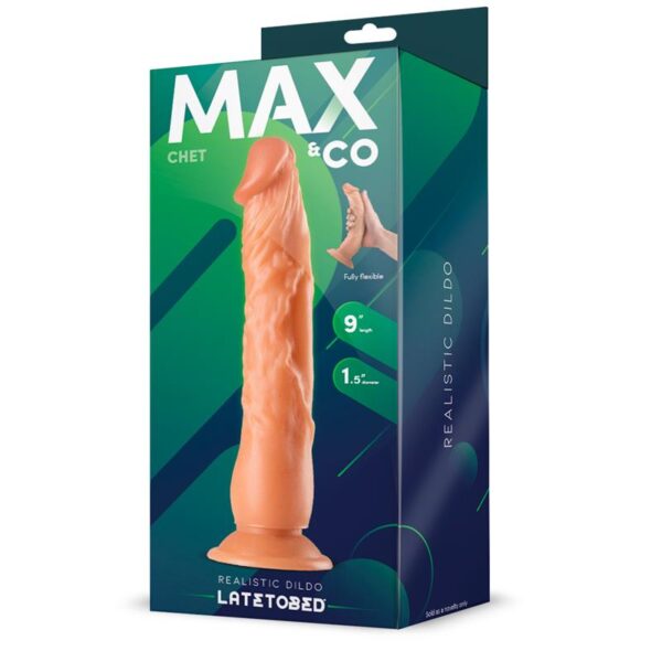 Chet Realistic Dildo Flesh 9 - 23 cm - Image 2