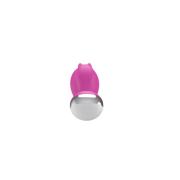 Dual Vibe with Rabbit USB Silicone Pink - Image 7