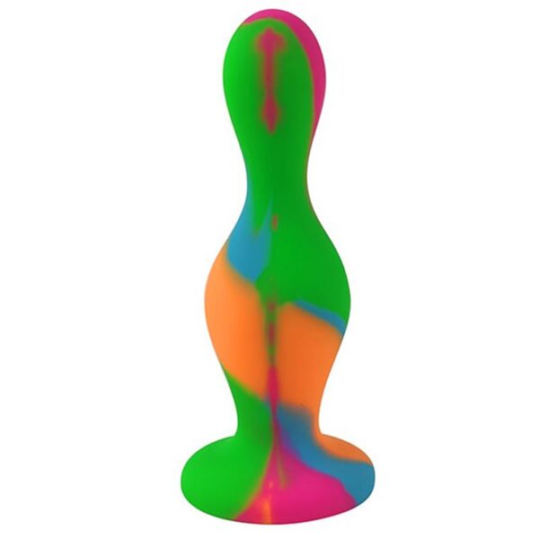 Silicone Butt Plug Multi Color - Image 3