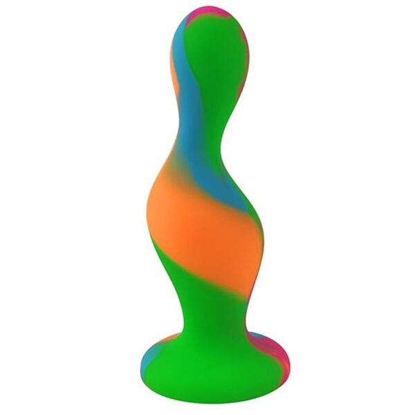 Silicone Butt Plug Multi Color - Image 4