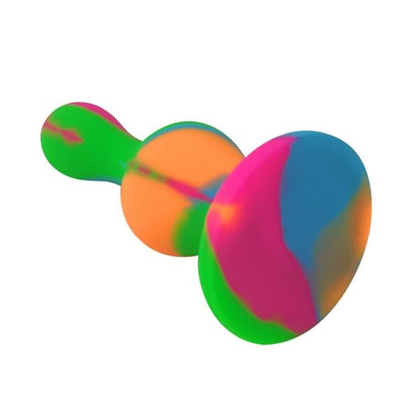Silicone Butt Plug Multi Color - Image 5