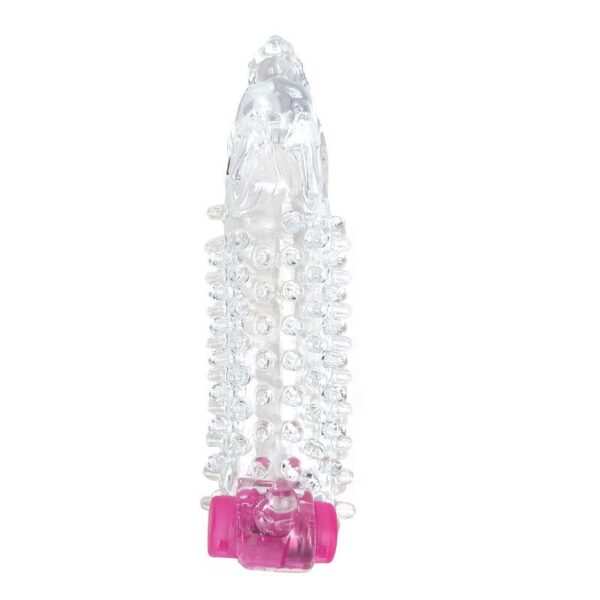 Vibrating Penis Sleeve Clear - Image 2