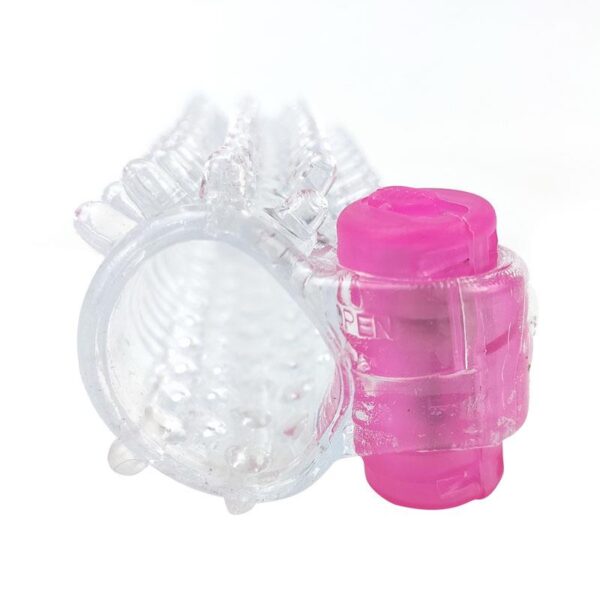 Vibrating Penis Sleeve Clear - Image 6